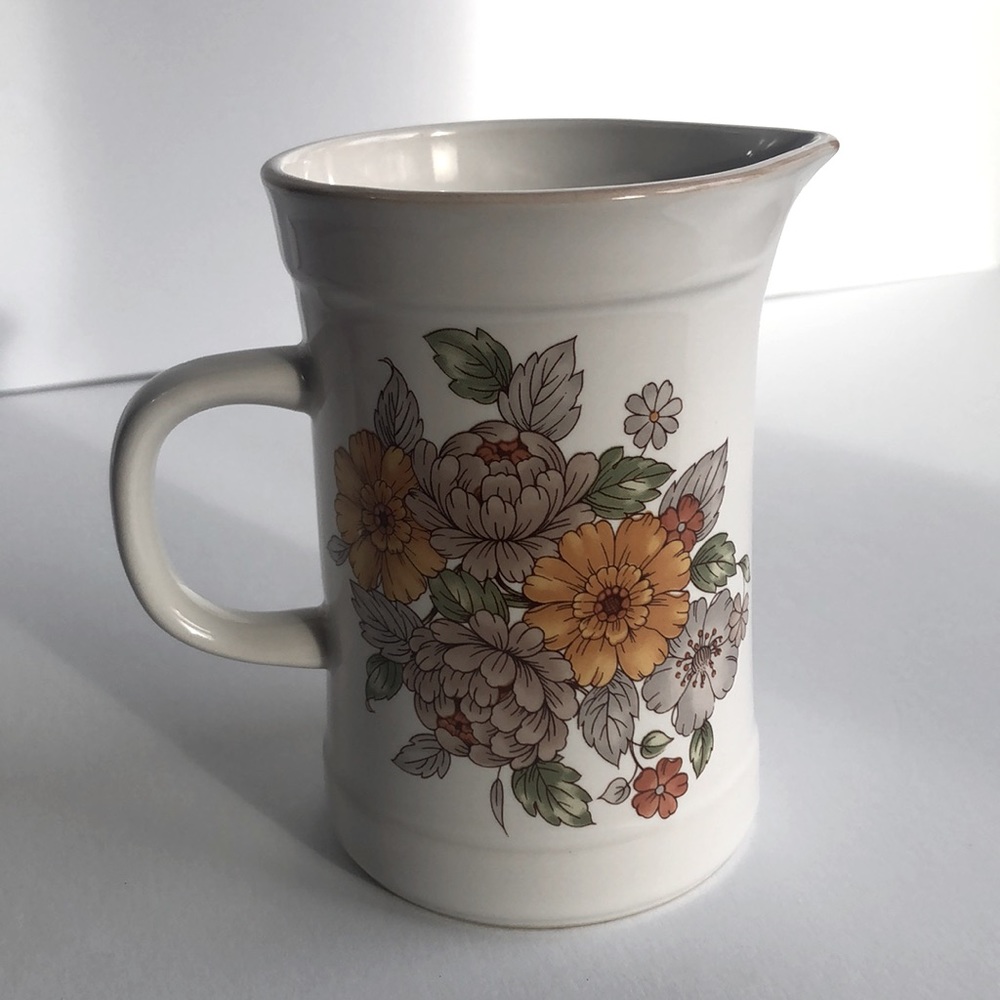 Vintage Carico Floral Creamer/Pitcher Japan